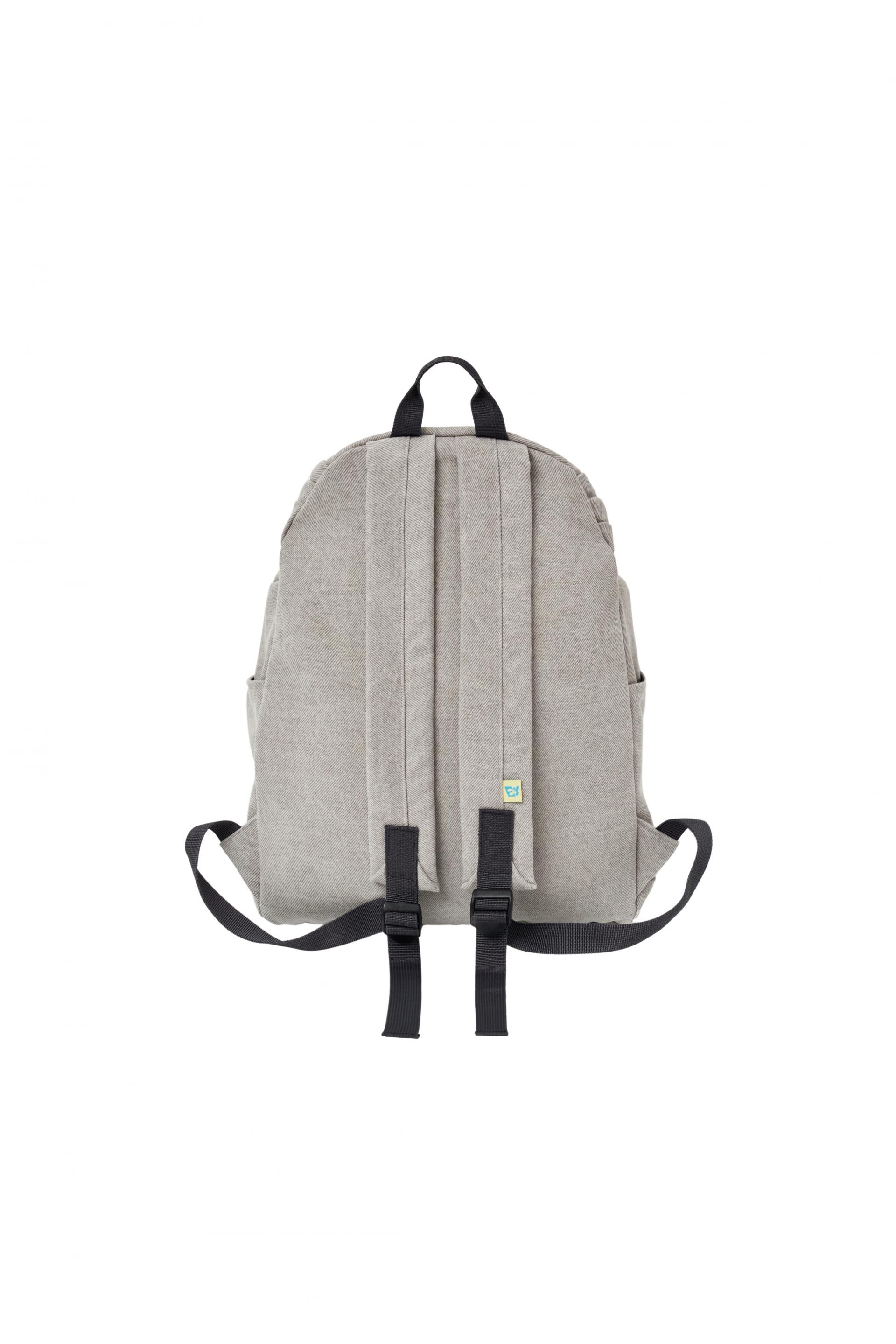Washed Canvas Backpack (Ash Grey)