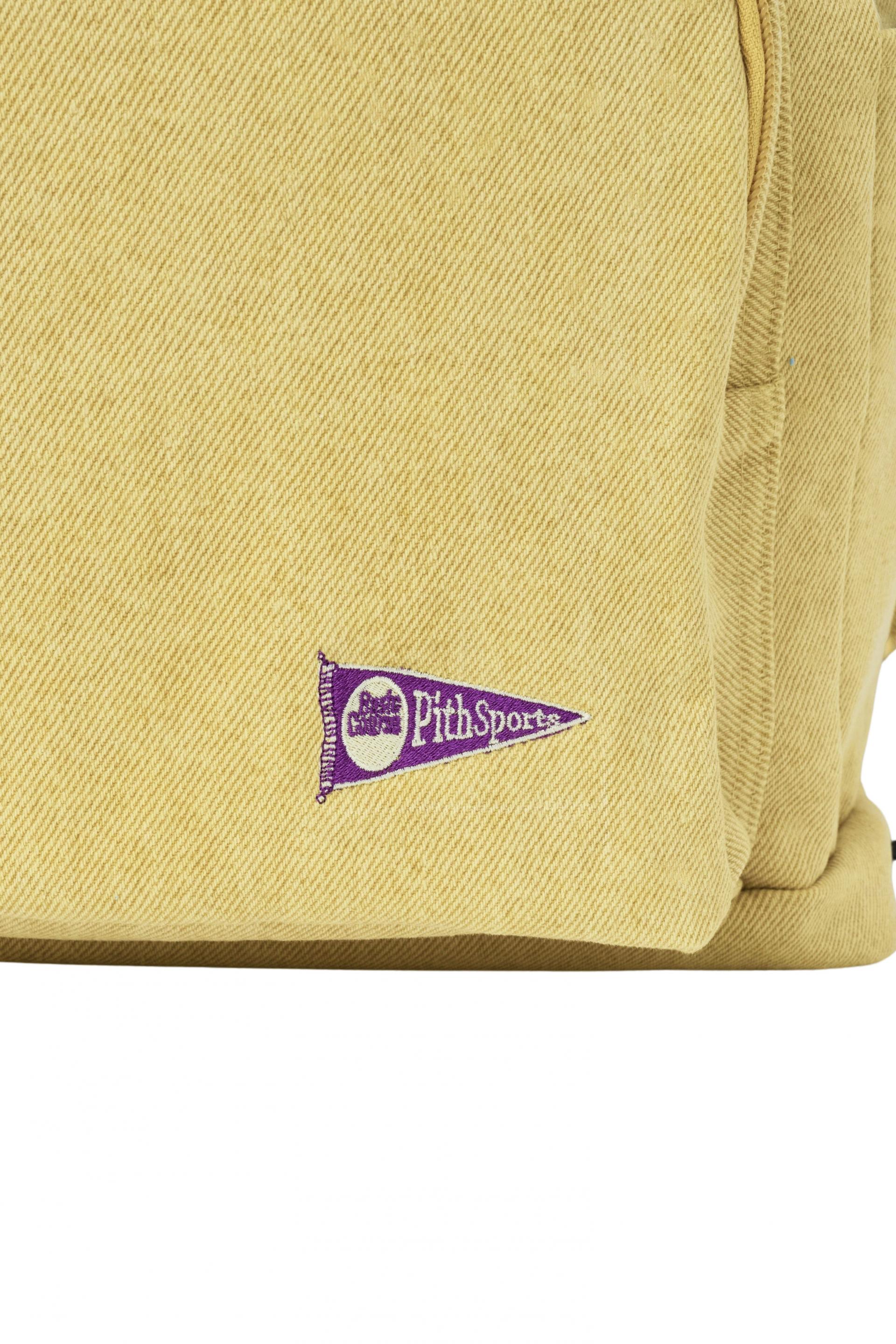 Washed Canvas Backpack (Sand Yellow)