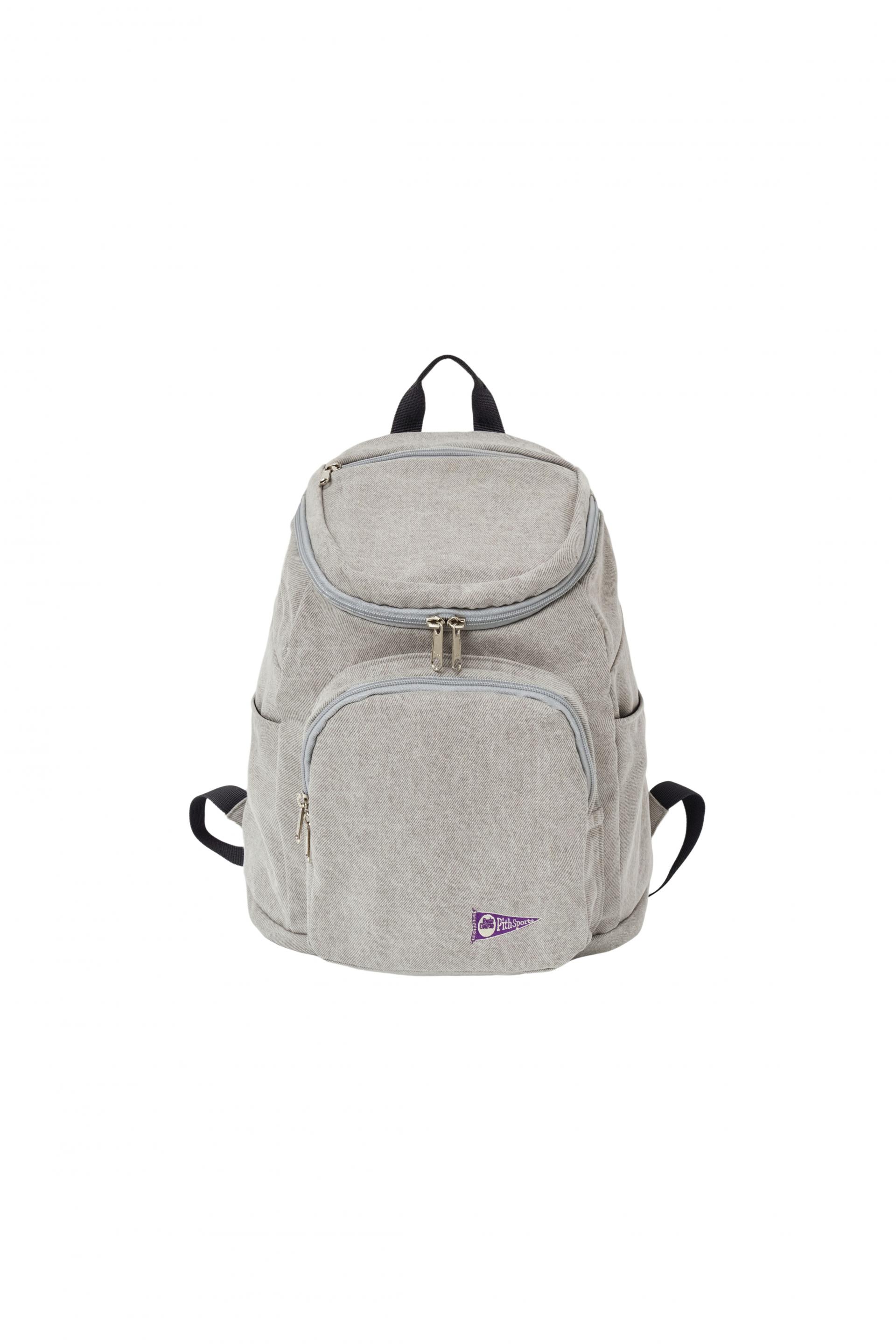 Washed Canvas Backpack (Ash Grey)