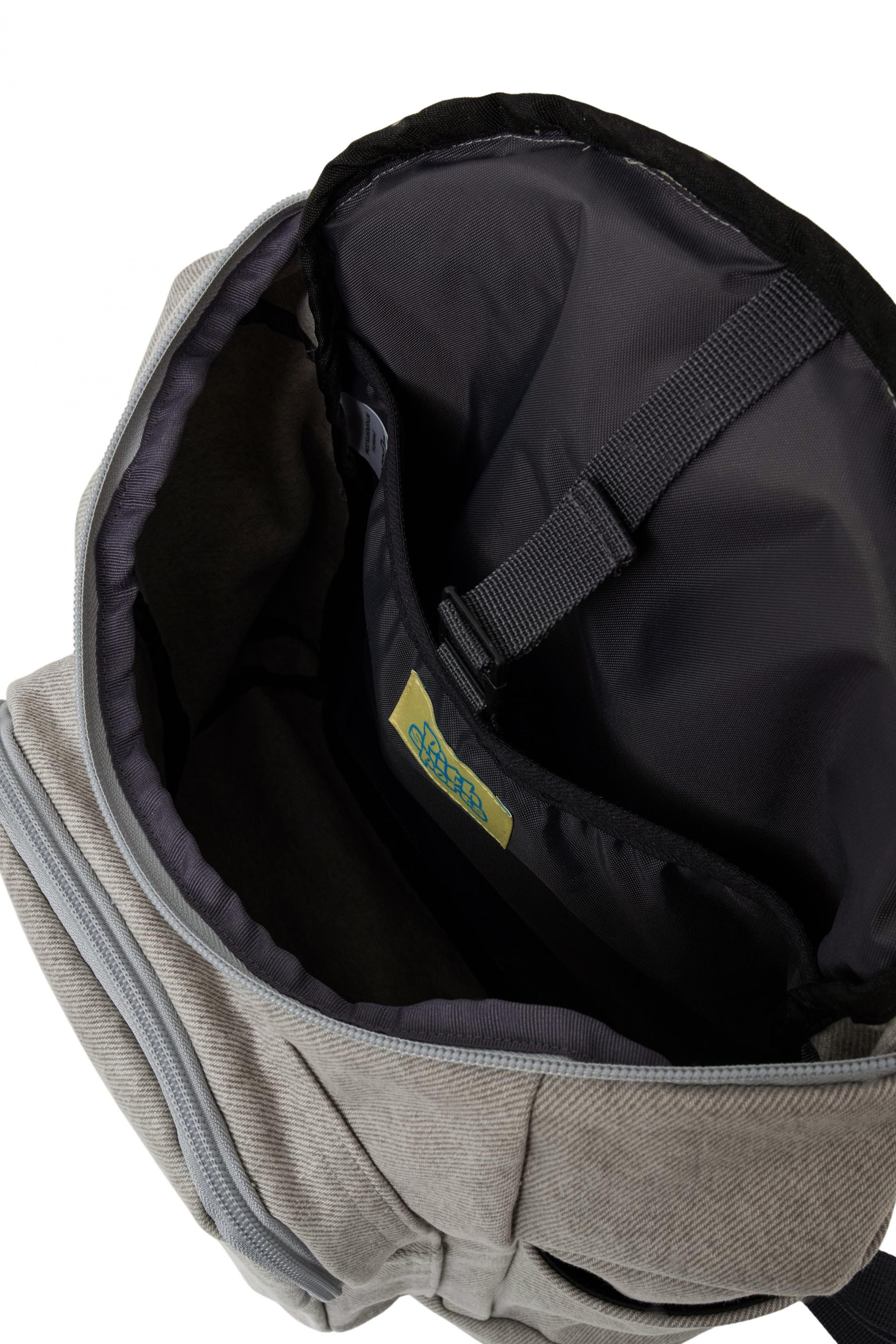 Washed Canvas Backpack (Ash Grey)