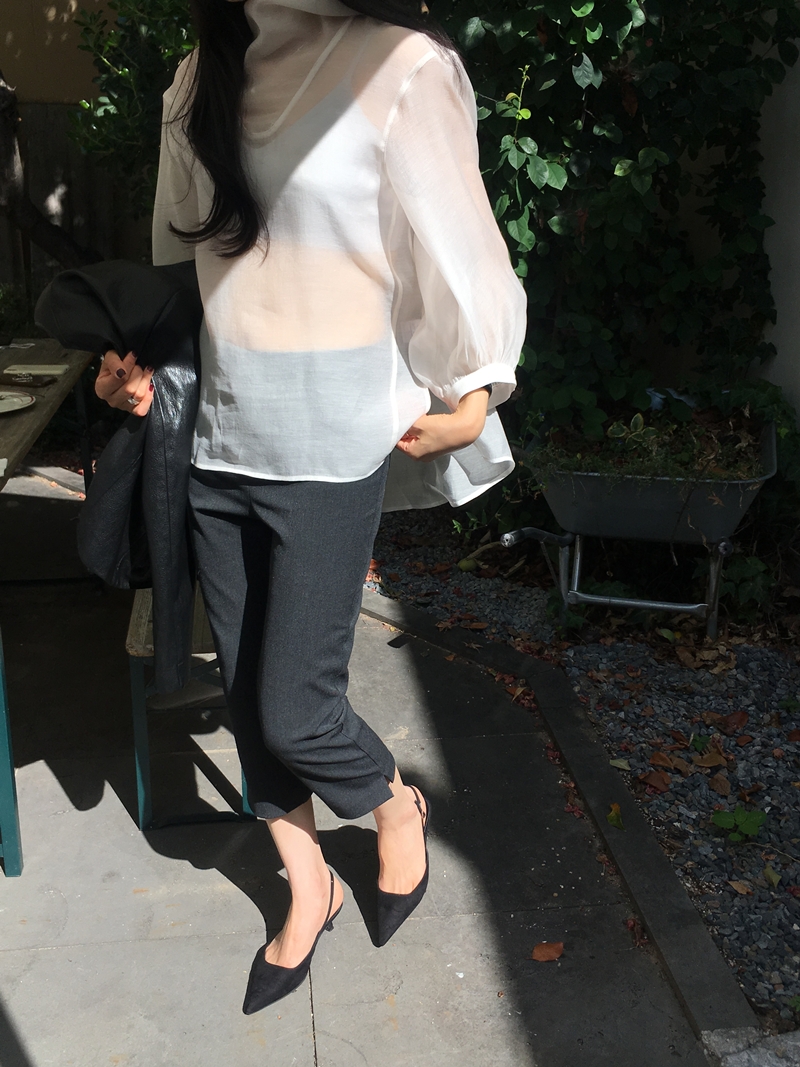 FW VARR HIGHNECK BLOUSE *premium