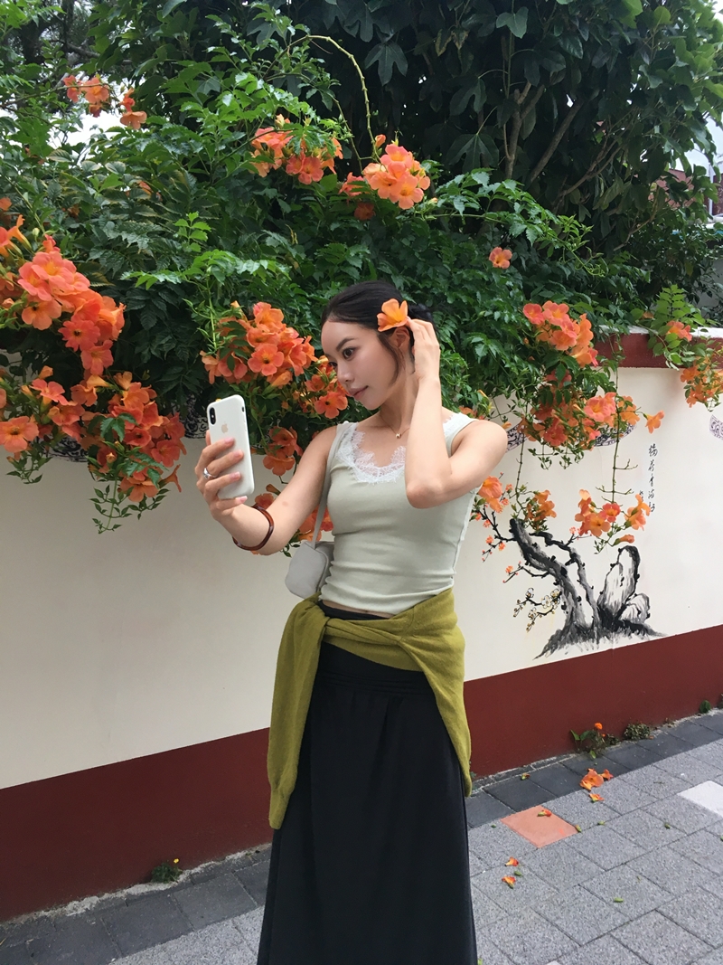26fw Lace wave top sleeveless (3COLOR)
