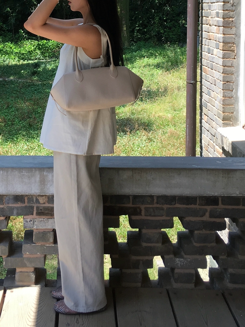 Ramon Linen Ribbon blouse (2COLOR)