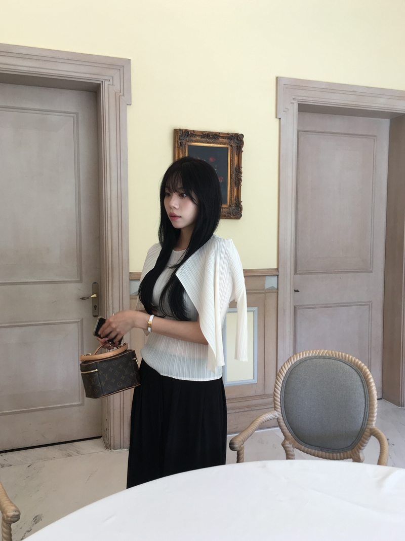 Rumie Pleats cardigan*premium (3COLOR)
