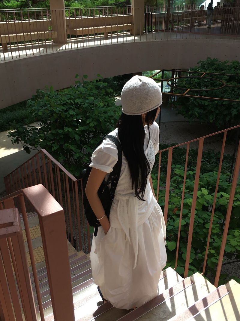 Summer Pumpkin shirring SK (2COLOR)