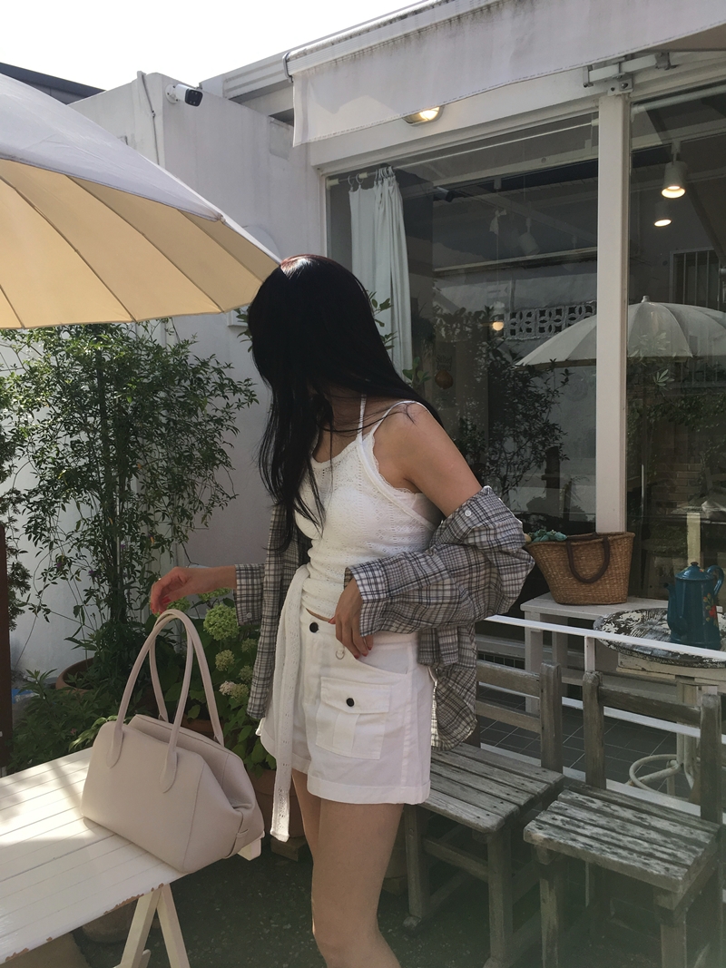 Punching Halterneck wrap Sleeveless