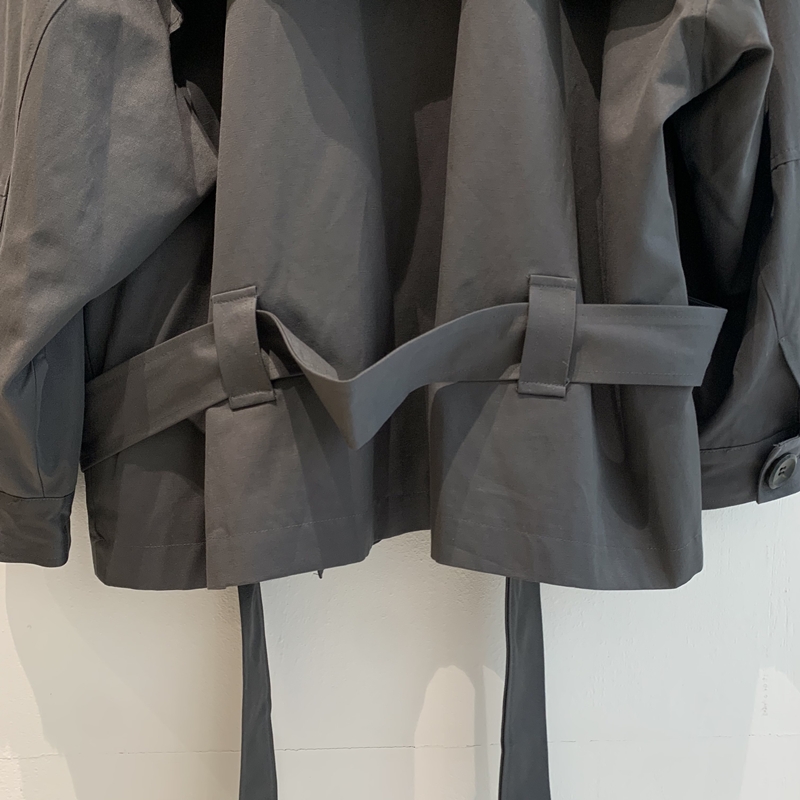 26FW OVER-FIT TRENCH COAT (CHARCOAL)