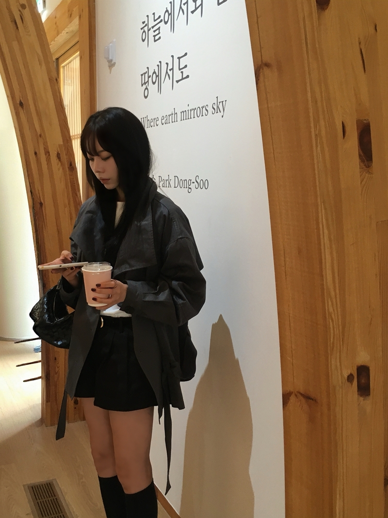 26FW OVER-FIT TRENCH COAT (CHARCOAL)