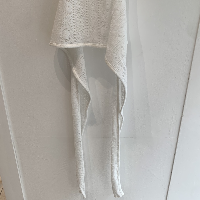 Punching Halterneck wrap Sleeveless