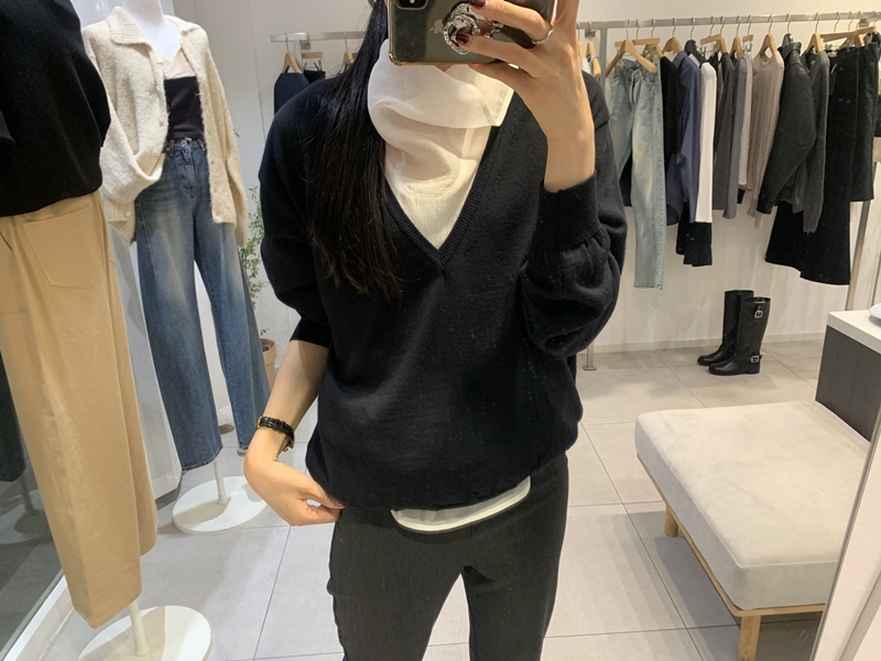 FW VARR HIGHNECK BLOUSE *premium
