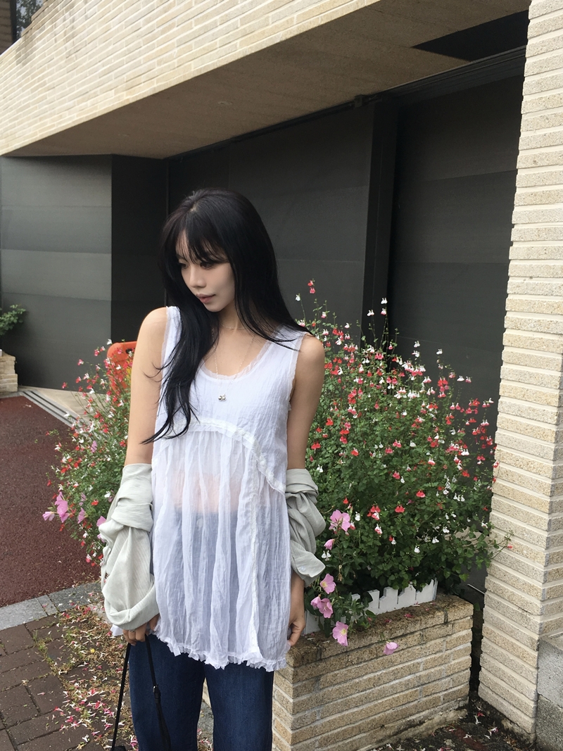 Breeze fril layered OPS *(2COLOR)