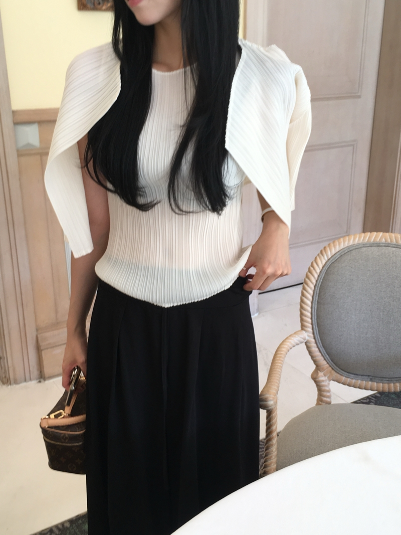 Rumie Pleats cardigan*premium (3COLOR)