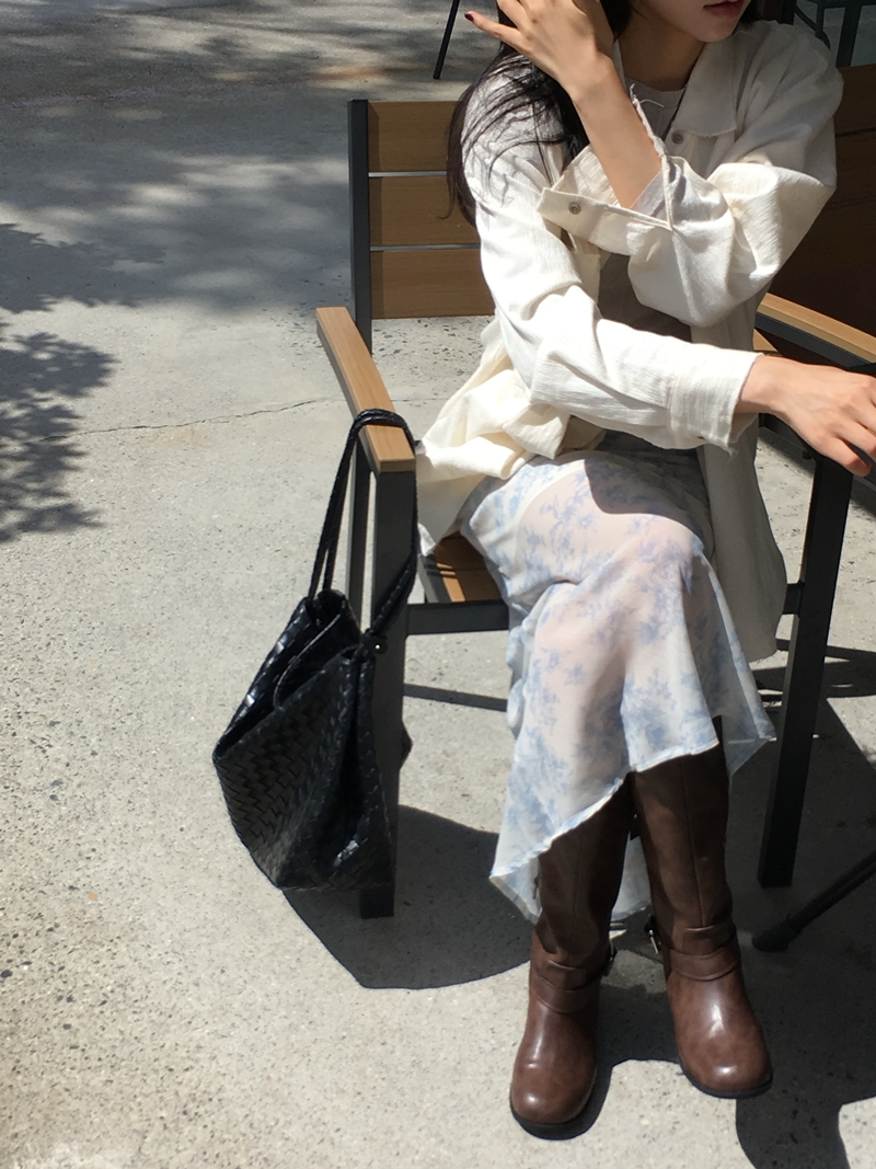 26FW BUCKLE LONG BOOTS(2COLOR)