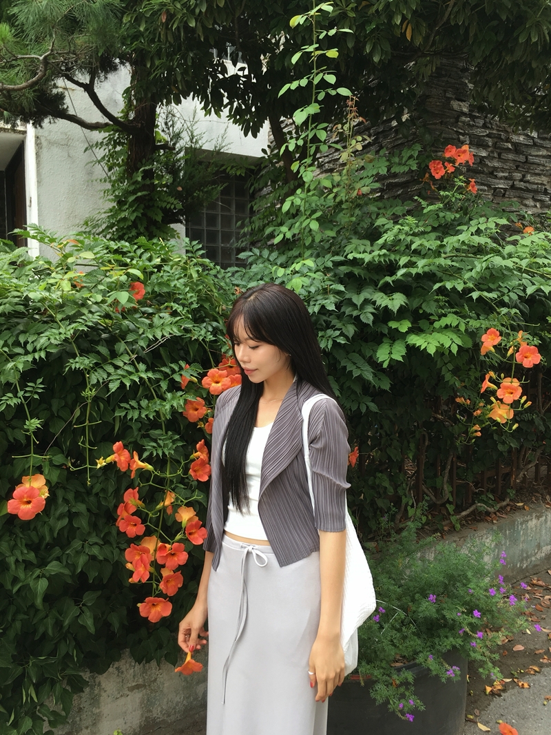 Cotton Maxi long SK (2COLOR)