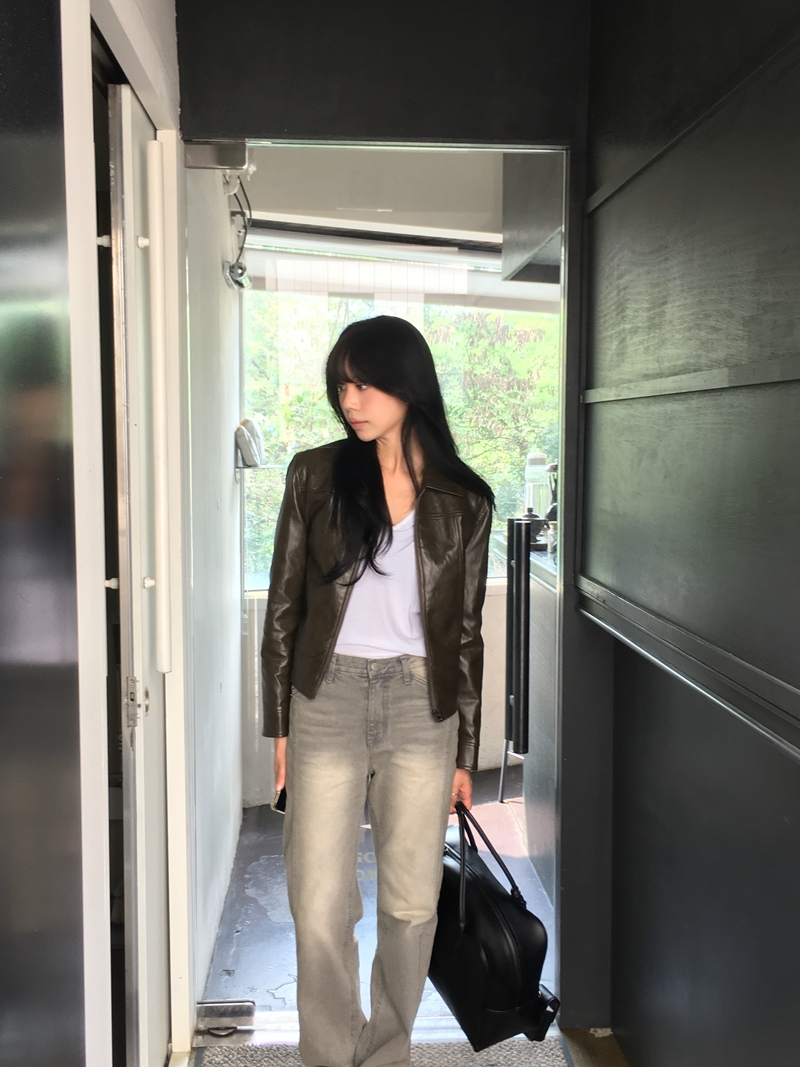 26FW LEATHER STANDARD JACKET *HQ
