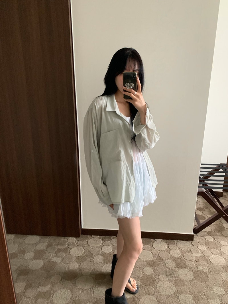 Breeze fril layered OPS *(2COLOR)