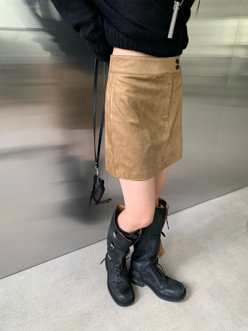 26FW SUEDE MIDI H-SK (2COLOR)