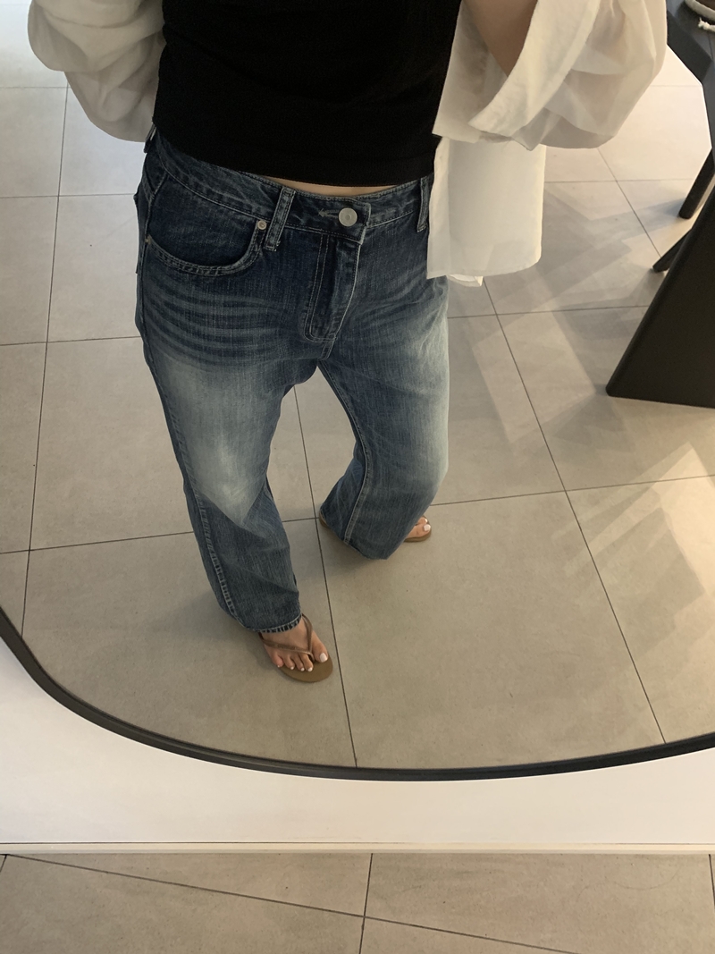 WASHING Deep boots cut Denim PT