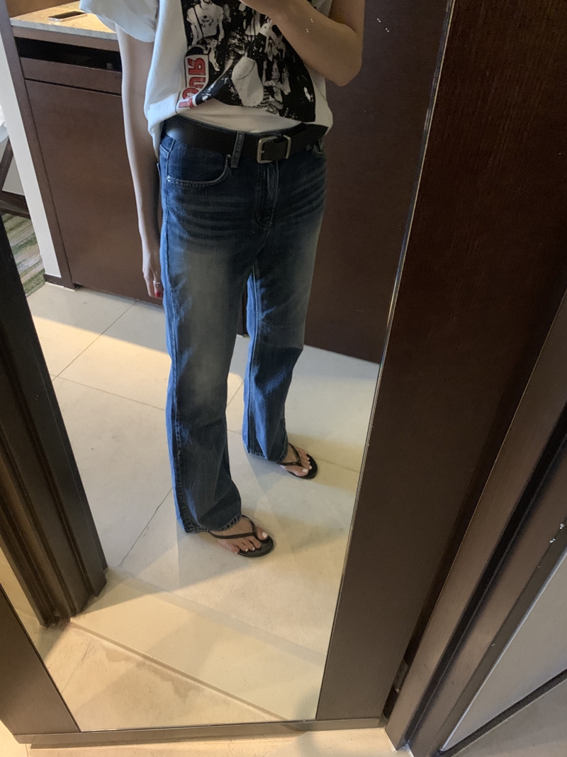 WASHING Deep boots cut Denim PT