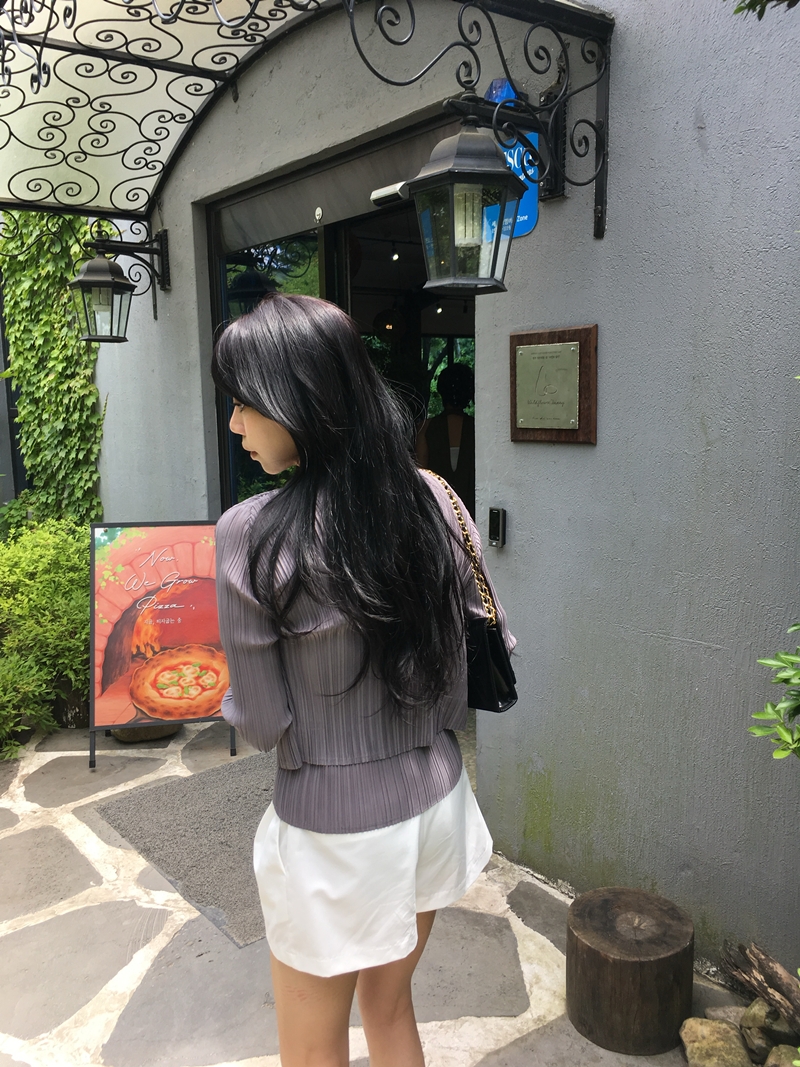 Rumie Pleats cardigan*premium (3COLOR)