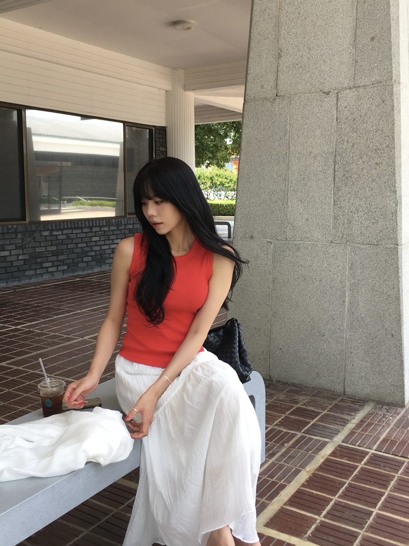 Summer 골지 Sleeveless (4COLOR)