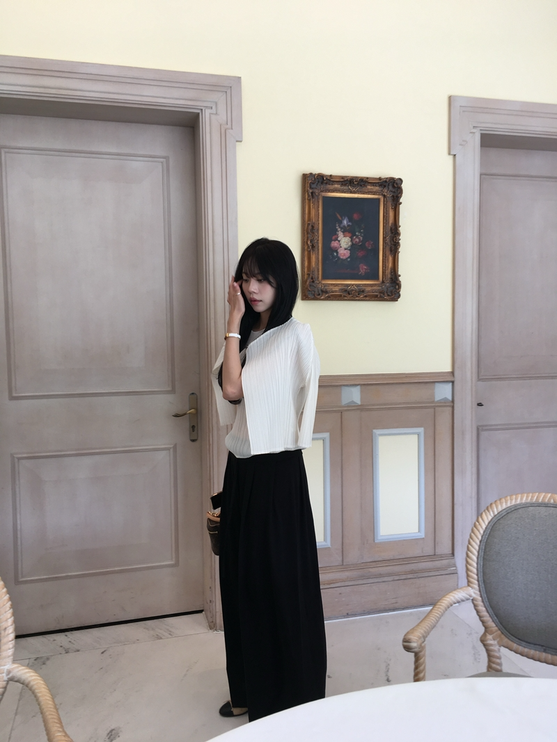 Rumie Pleats cardigan*premium (3COLOR)