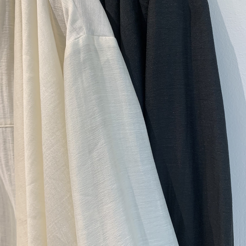 26FW Liebe SHAWL WRAP BLOUSE (3COLOR)