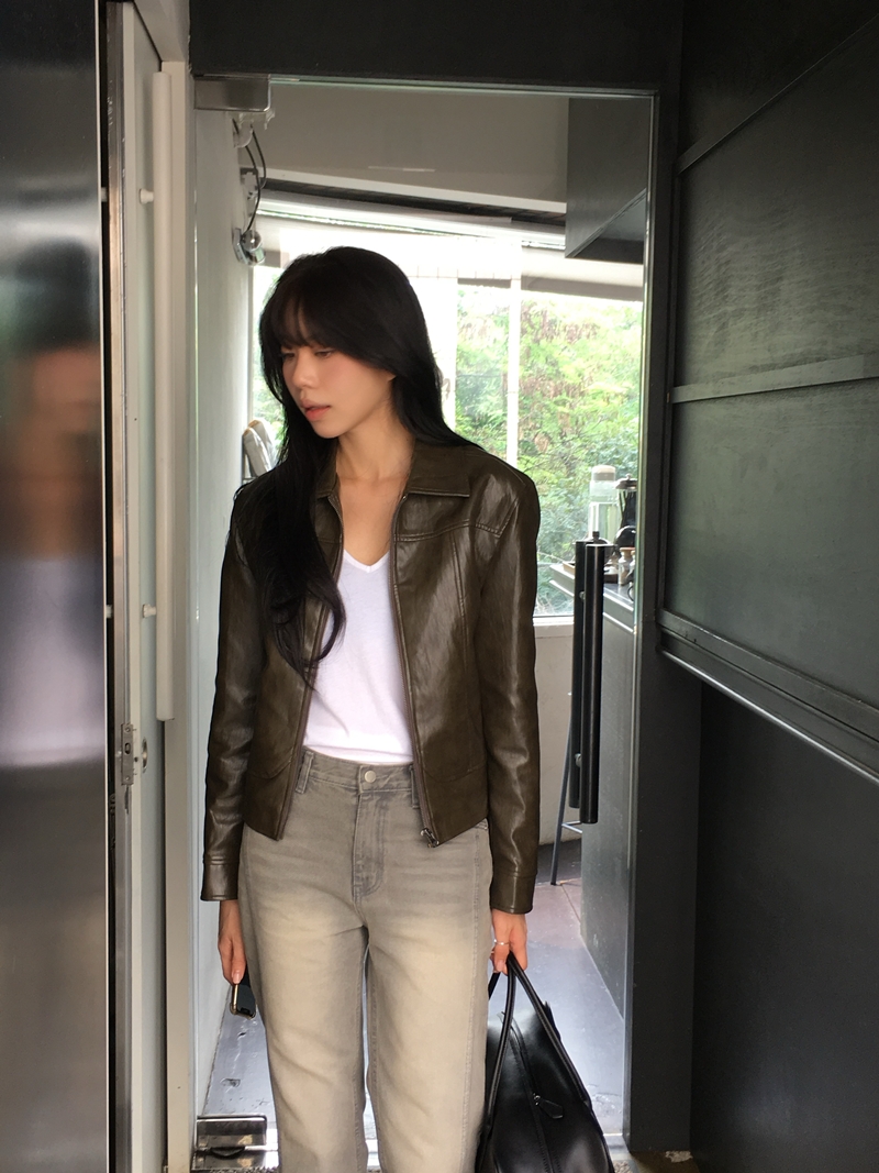 26FW LEATHER STANDARD JACKET *HQ