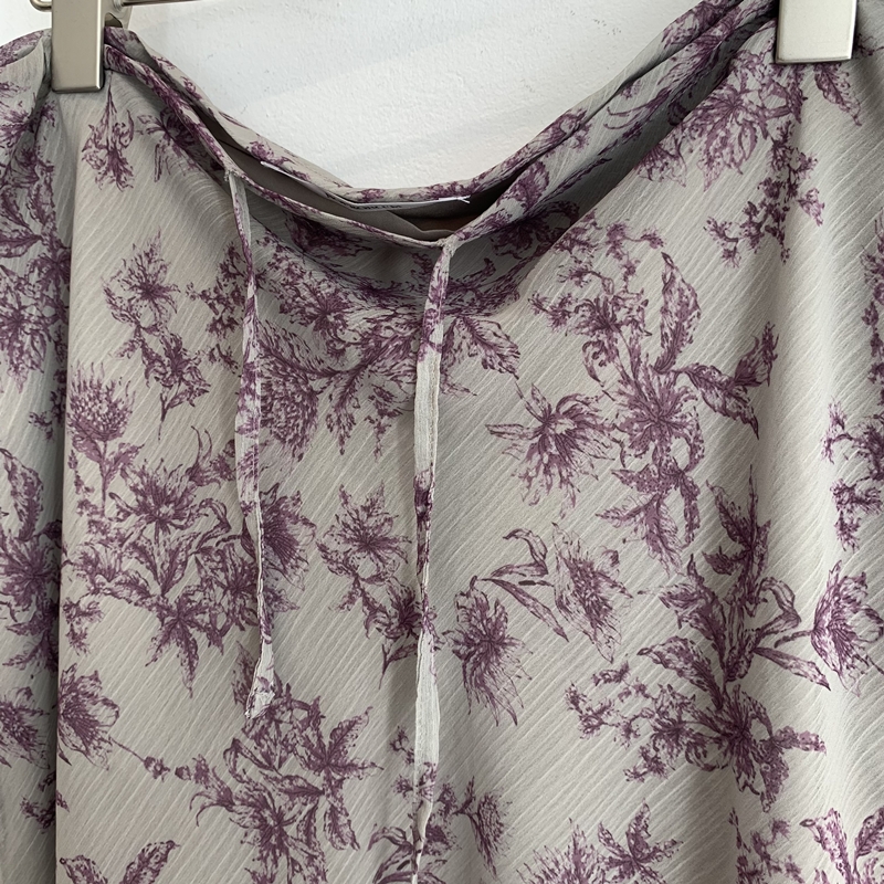 26FW FLOWER see through SK (2COLOR)