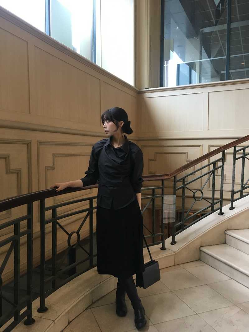 26FW Pleats MIDI SK *HQ (2COLOR)