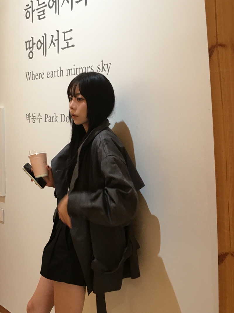 26FW OVER-FIT TRENCH COAT (CHARCOAL)
