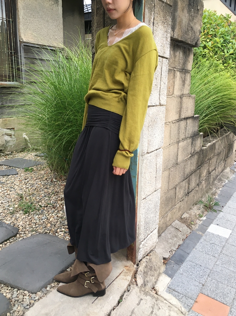 26fw Deep cashmere V-neck knit (3COLOR)
