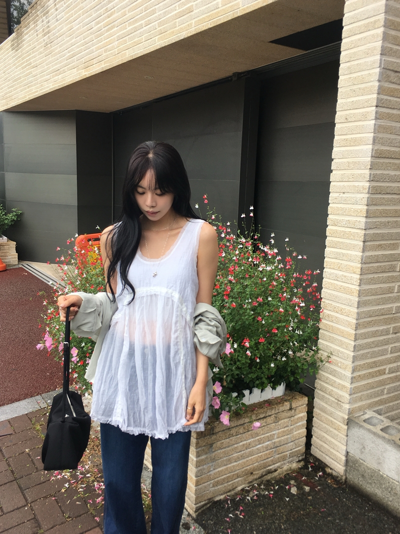 Breeze fril layered OPS *(2COLOR)