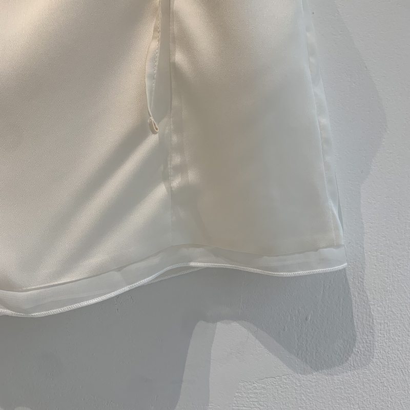 MOLD Satin lace SLEEVELESS *(2COLOR)