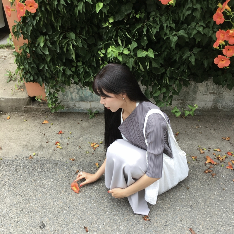 Cotton Maxi long SK (2COLOR)