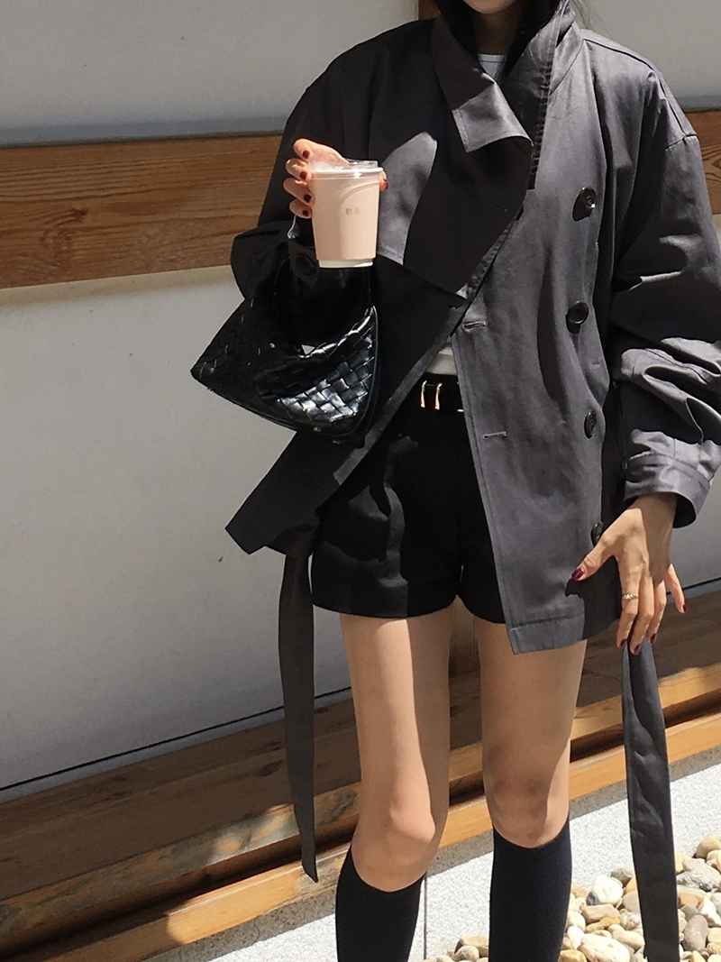26FW OVER-FIT TRENCH COAT (CHARCOAL)