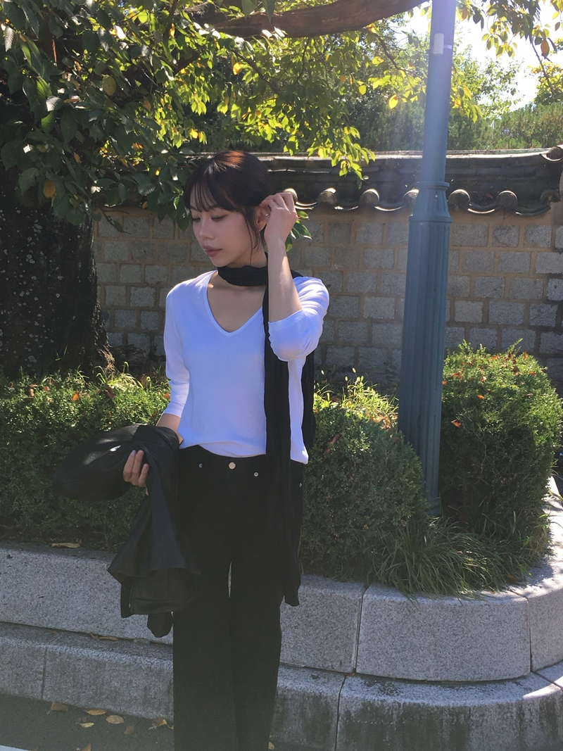 FW PLEATS MUFFLER (2COLOR)
