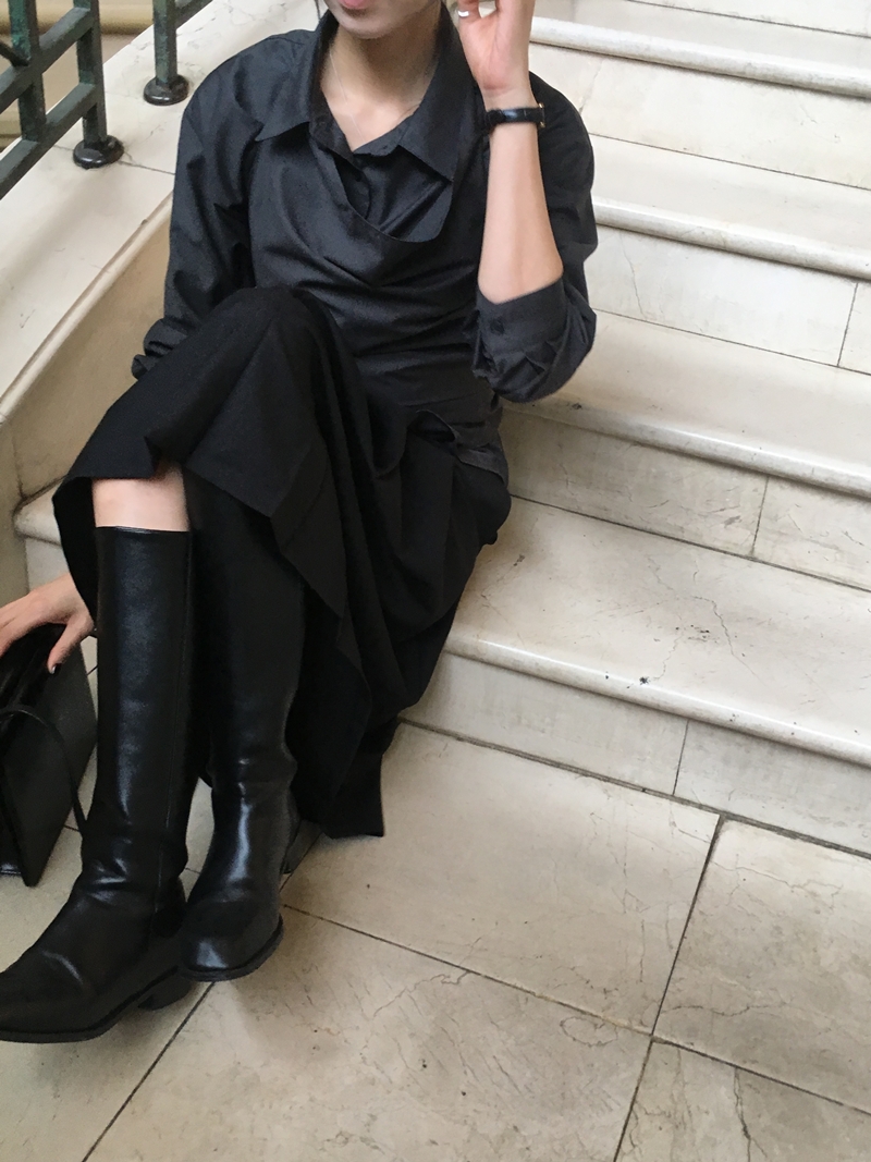 26FW Pleats MIDI SK *HQ (2COLOR)