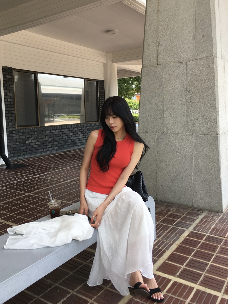 Summer 골지 Sleeveless (4COLOR)