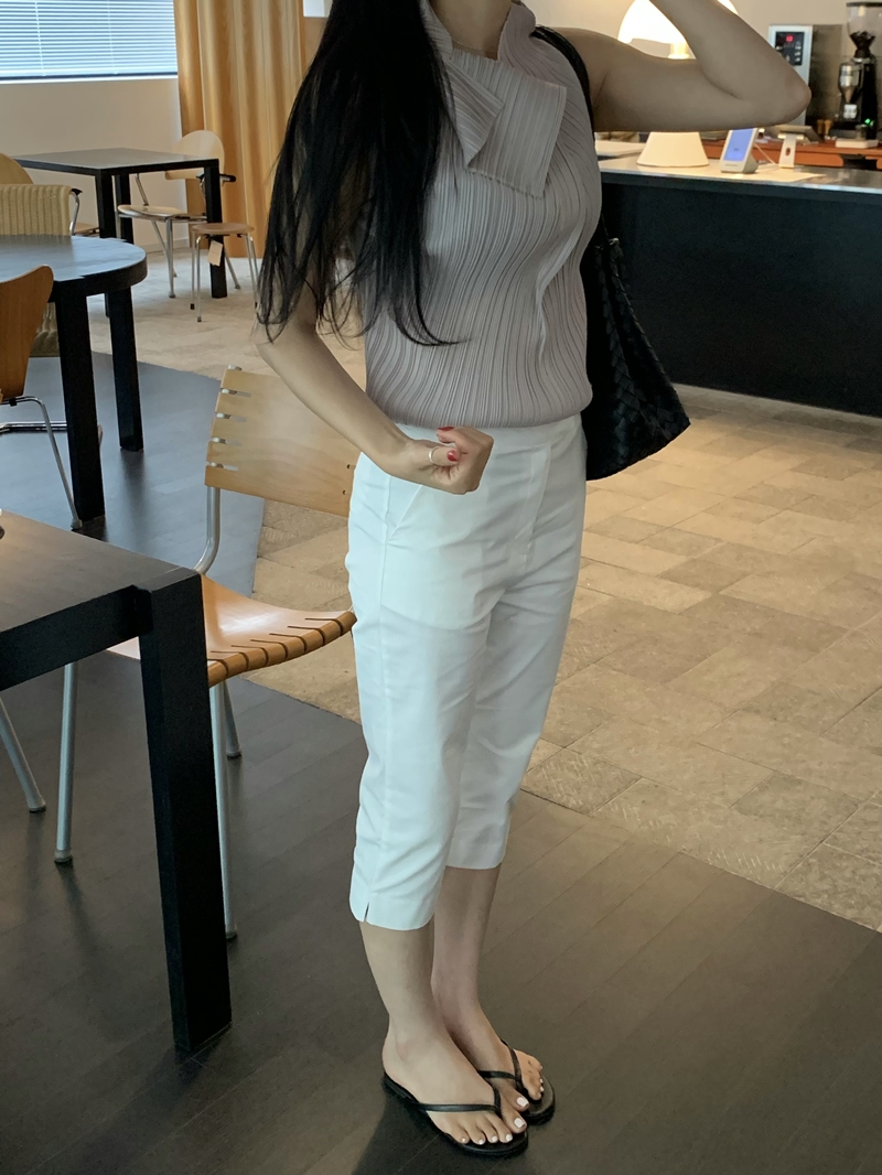 Flower Pleats blouse *premium (pink beige)