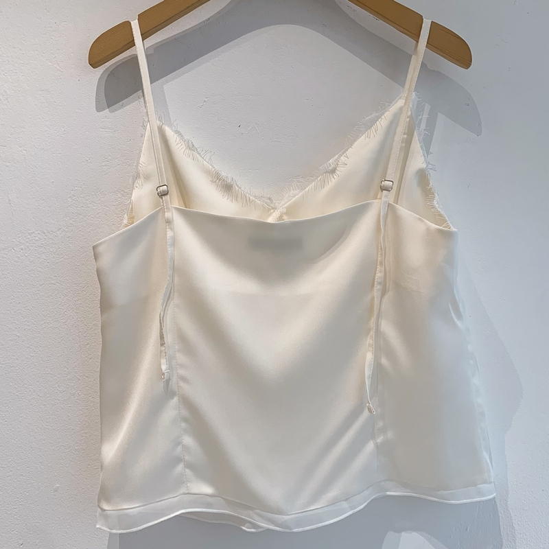 MOLD Satin lace SLEEVELESS *(2COLOR)