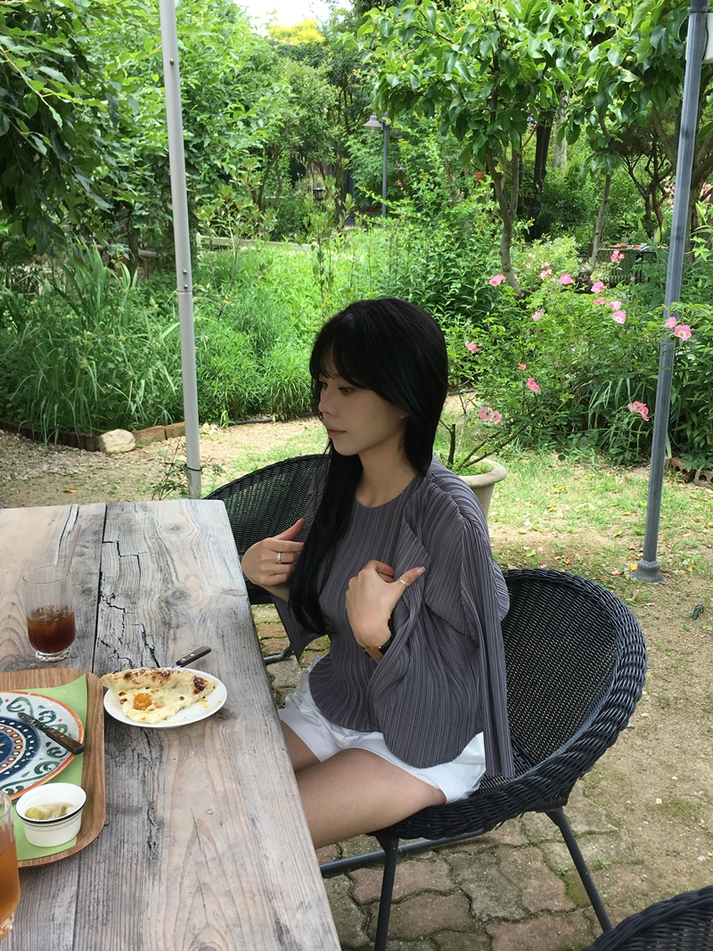 Rumie Pleats cardigan*premium (3COLOR)