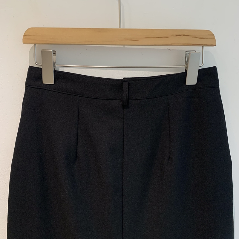 26FW WOOL CARVE H- SKIRT (2COLOR)