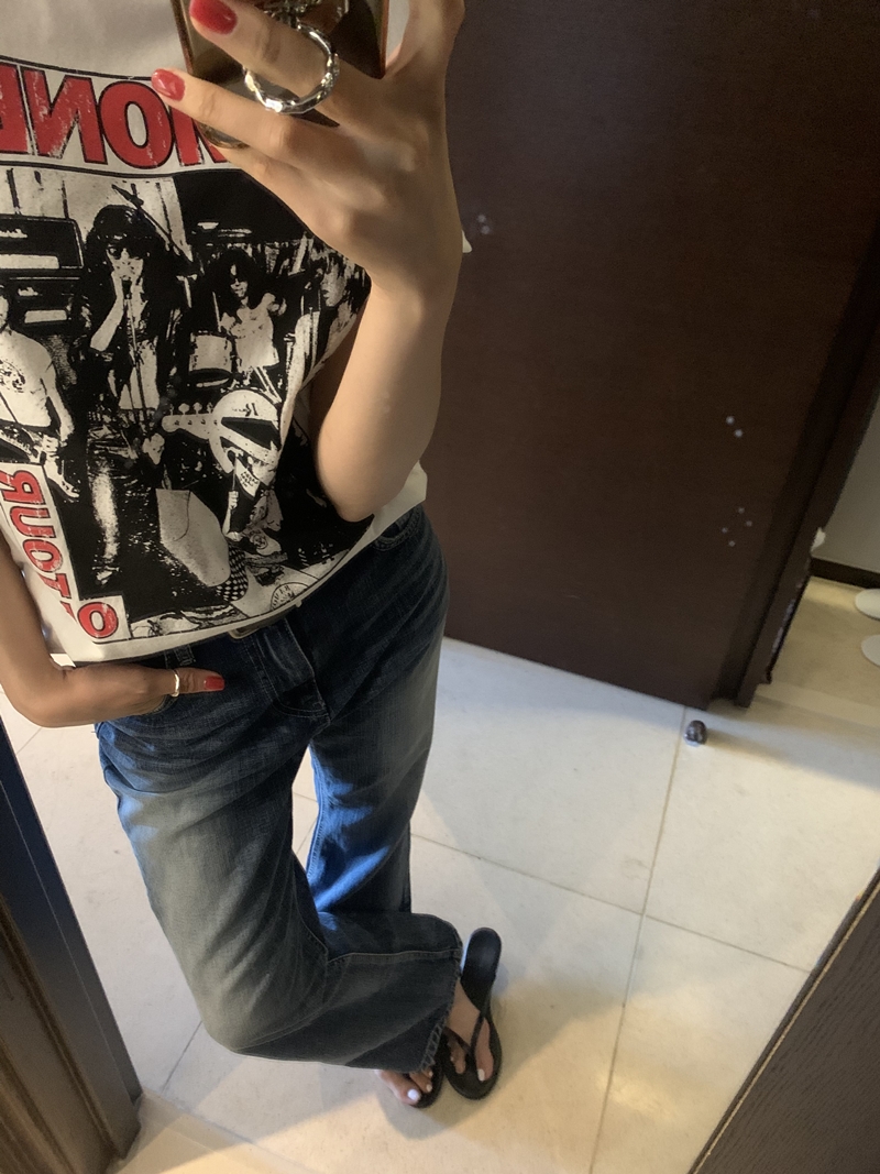 WASHING Deep boots cut Denim PT