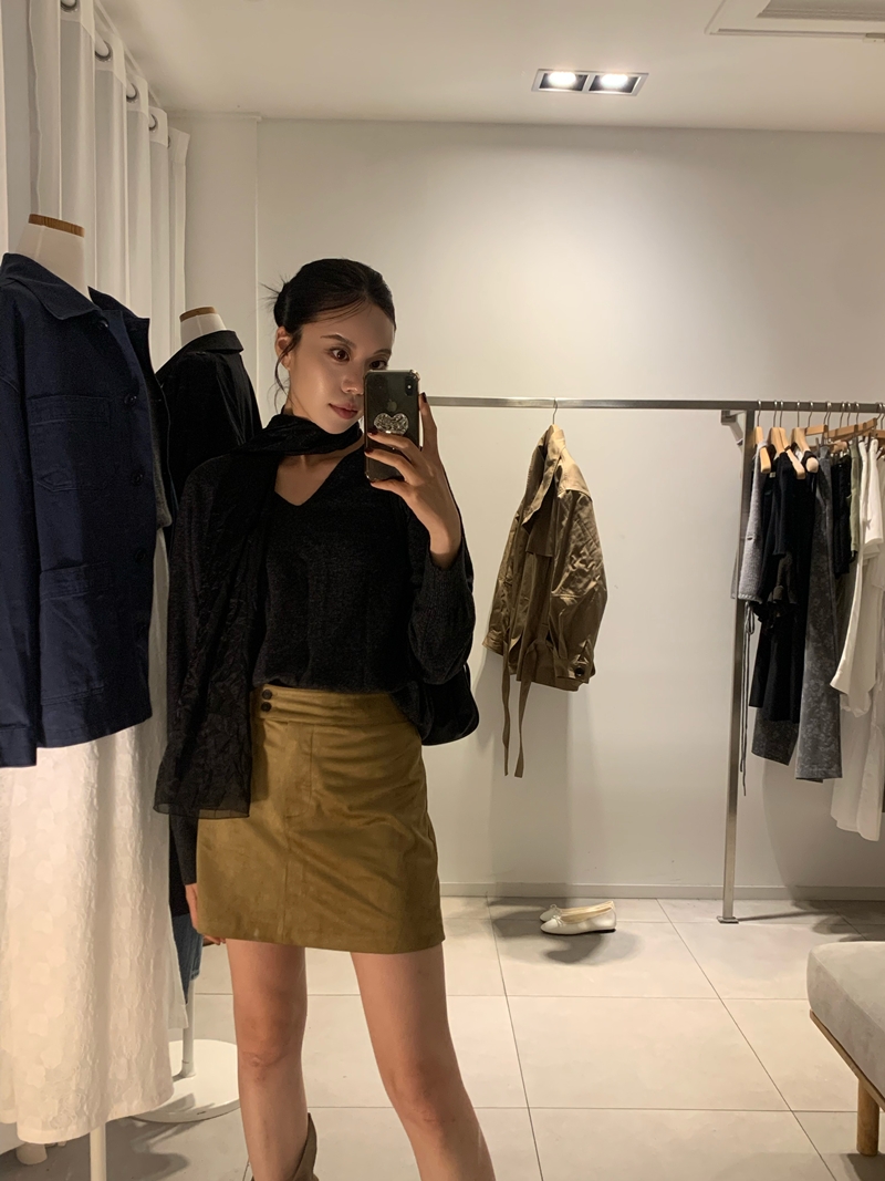 26FW SUEDE MIDI H-SK (2COLOR)