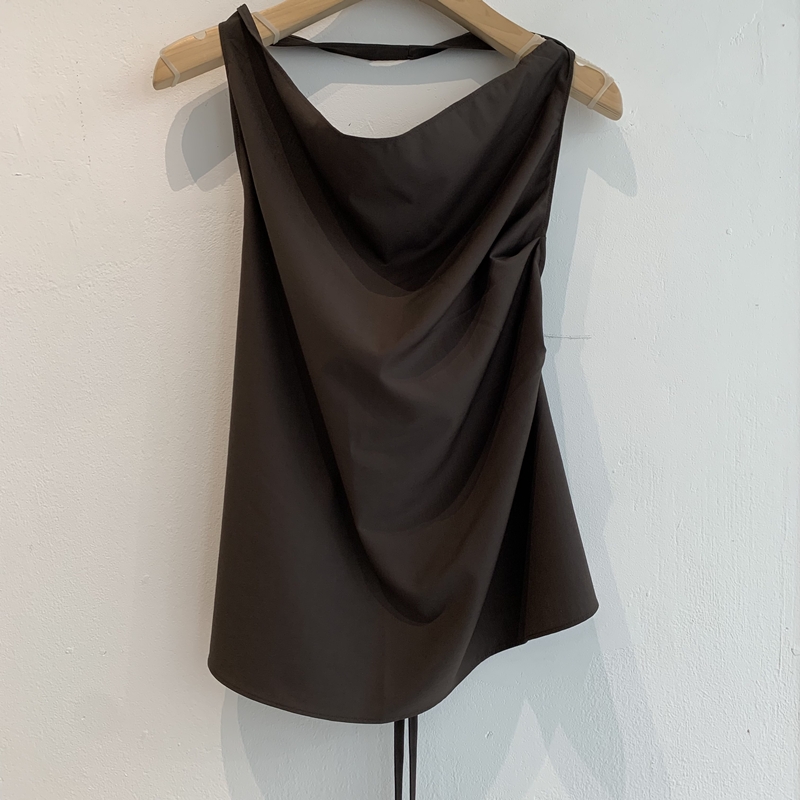 26FW Wrap halter neck BL *SET (3COLOR)