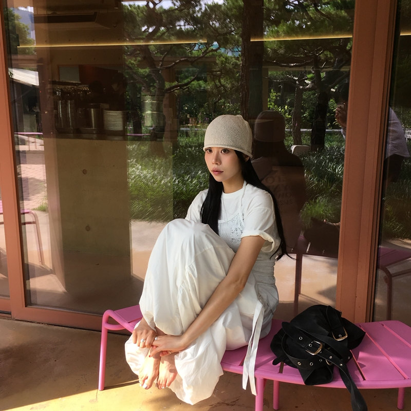 Punching Halterneck wrap Sleeveless