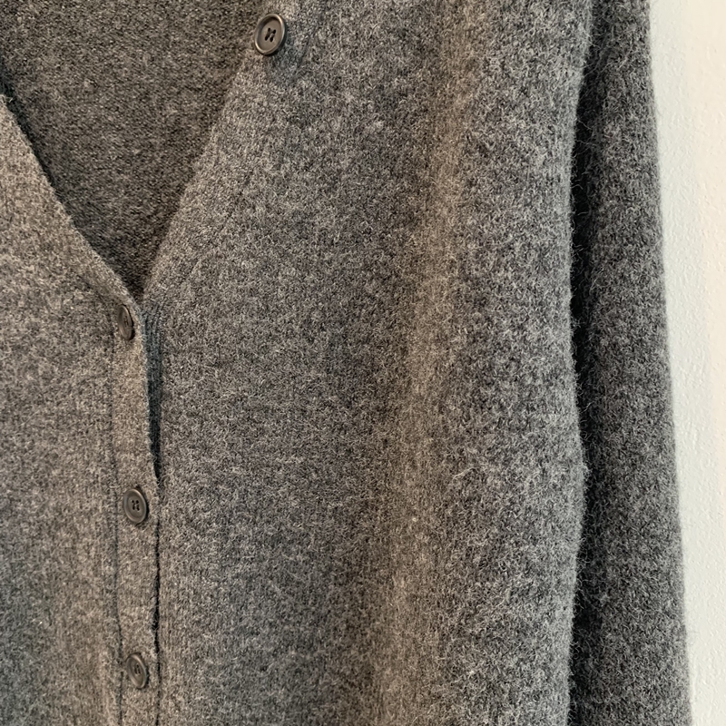 26FW Button SHAWL CARDIGAN