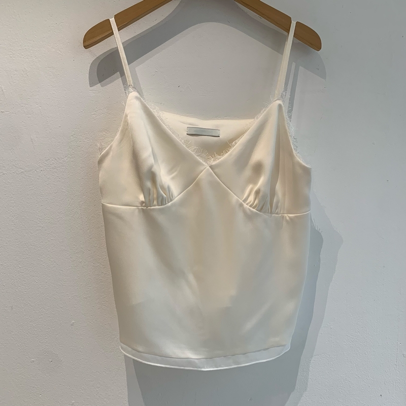 MOLD Satin lace SLEEVELESS *(2COLOR)