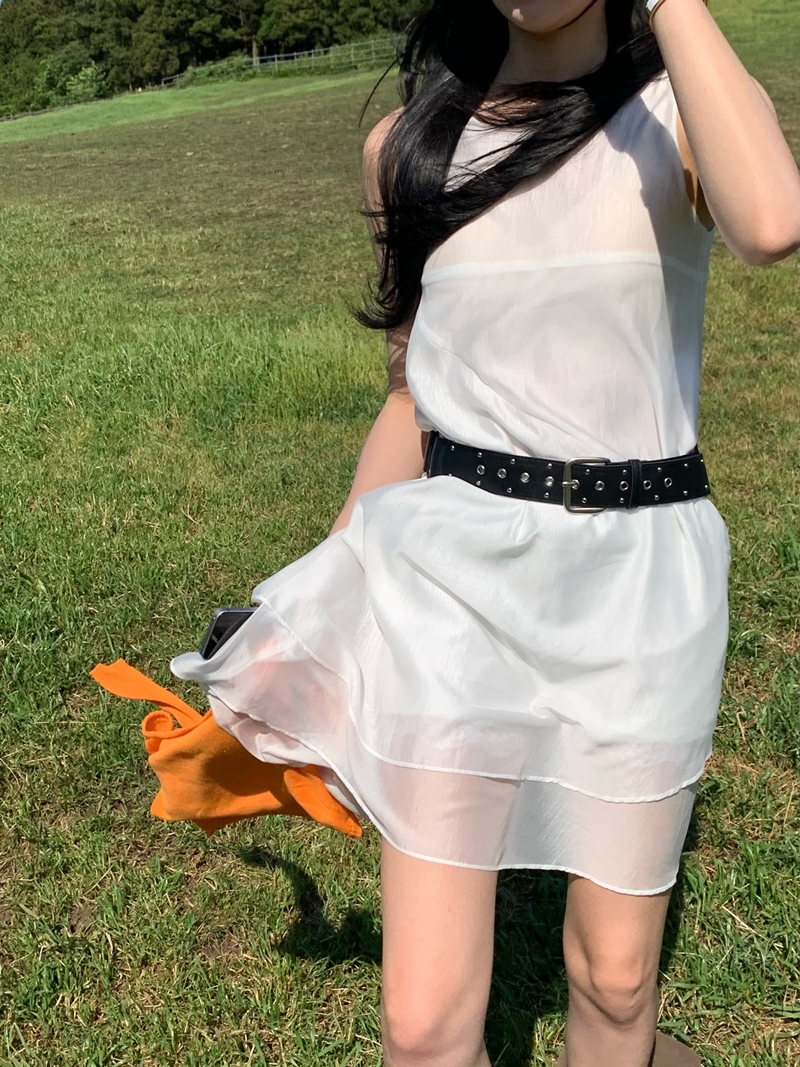 LEATHER WIDE BELT *(2COLOR)